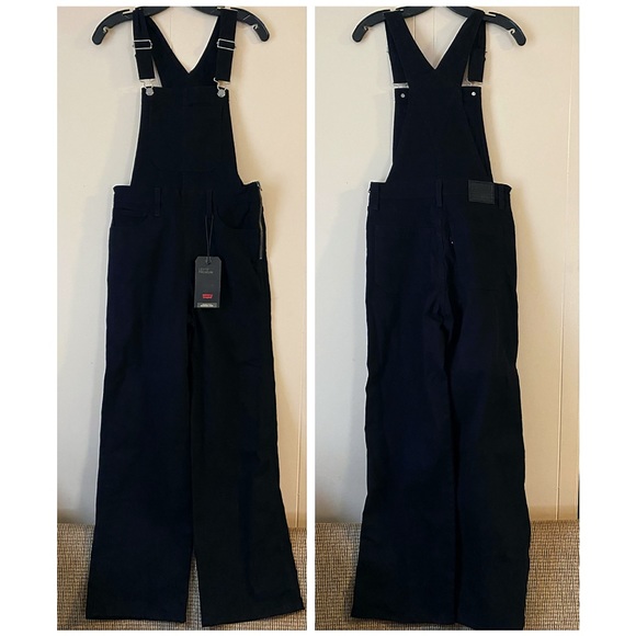 🏷 🆕 Levi’s Black Denim Jumpsuit - Picture 5 of 16